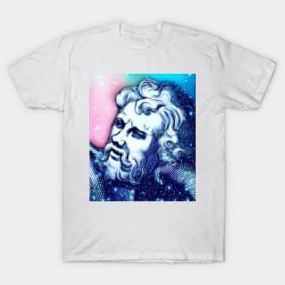 Epictetus Snowy Portrait | Epictetus Artwork 13 T-Shirt